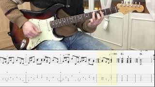 The Beatles  Strawberry Fields Forever GUITAR COVER  PLAY ALONG TAB  SCORE [upl. by Ayouqes316]