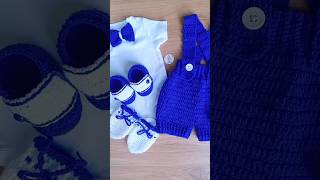 Crochet baby kitcrochet crochetpatterns crochetlovers pant shoes🥰hatmittensromperbodysuit [upl. by Eelanaj]