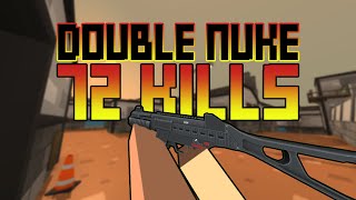 SMG 72 Kills 721 Krunkerio Gameplay Double Nuke [upl. by Harvison393]