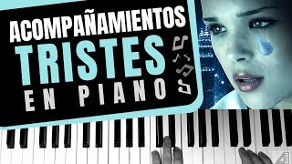 Cómo tocar acompañamientos tristes en piano [upl. by Tandie]