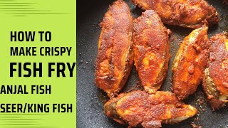 AnjalseerkingVanjaram fish fry  Fish Fry Recipe [upl. by Richter]