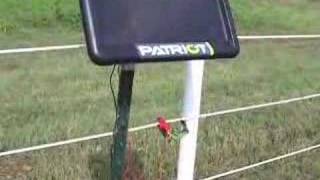 Patriot solar electric fence charger wwwpatriotchargerscom [upl. by Florie]