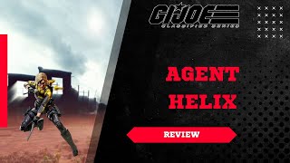 GI Joe Classified Series  Agent Helix 6Inch Figure Unboxing amp Review  Detailed Look [upl. by Colier]