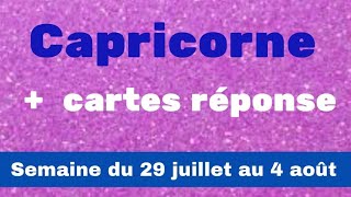 Capricorne semaine du 29 juillet au 4 août [upl. by Ayikal361]