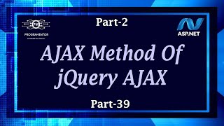 39  AJAX Method Of jQuery AJAX In ASPNET Web Forms  Learn ASPNET Web Forms  Part2 HindiUrdu [upl. by Graubert159]