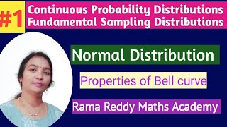 JNTUH R 22Probability  Normal Distribution  Normal Distribution Introduction  COSM UNIT3 [upl. by Ewold]