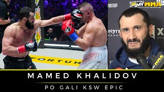 MAMED KHALIDOV  KSW Epic  Przegrana walka z Adamkiem  Kontuzja  Powrót do MMA [upl. by Aggie37]