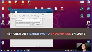 Réparer un fichier word endommagé en ligne [upl. by Sowell]