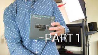 Logitech C922 Pro Stream Webcam  Part 1 [upl. by Evreh468]