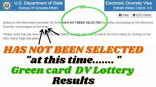 Simplest Way to Check Your Green Card Results Online [upl. by Amolap]