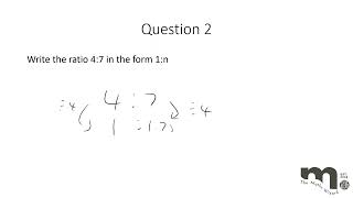 Ratios in the form n1 [upl. by Robbert]