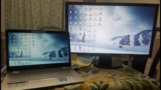 How to Connect your Laptop to a Screen with HDMI cable [upl. by Yelnoc442]