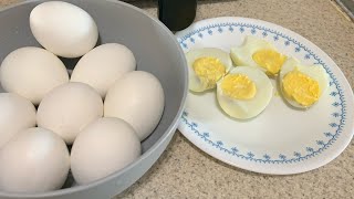 How to BOIL eggs in AIR FRYER  easy peasy [upl. by Aeslehc474]