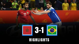 Morocco 31 Brazil  Friendly preparatory match for the 2024 Futsal World Cup  Highlights [upl. by Aillicec]