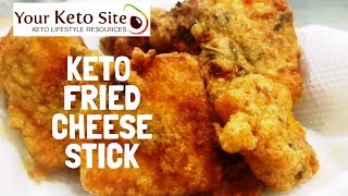 Keto Fried Cheese Sticks  keto snacks [upl. by Mcclish960]