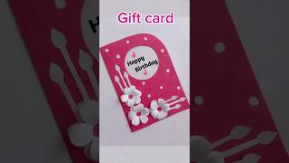 Easy Gift Card homemadecard diy greetingcard [upl. by Baylor110]