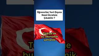 Öğrenciler Yurt Dışına Nasıl Ücretsiz Gidebilir [upl. by Kirkpatrick899]