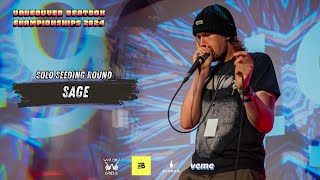 Sage  Vancouver Beatbox Championships 2024  Seeding Round [upl. by Grindle]