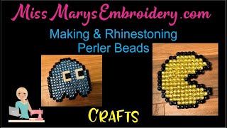 Make amp Rhinestones Perler Beads  Quick Crafts  Kids Crafts [upl. by Islehc]