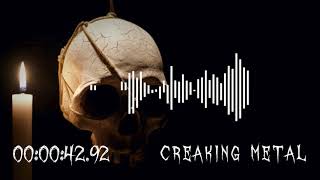 Creaking Metal  Horror Sound Effect [upl. by Lambard]