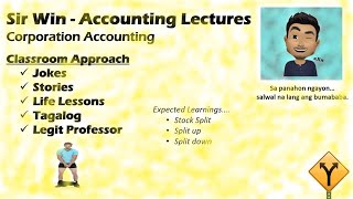 Lecture 10 Share Split or Stock Split Corporation Accounting [upl. by Claudell989]