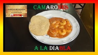 Como hacer Camarones ala Diabla  comida mexicanamexican Food [upl. by Nyrat998]