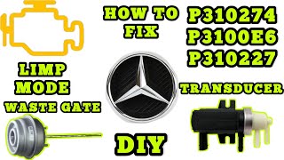 Why Your Mercedes Has Turbo Issues and How to Fix Them P3100E6 P310274 P310227 DIY [upl. by Llenral]