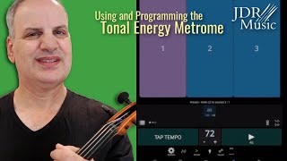 Tonal Energy App Metronome Tutorial  how to program and use metronome  TE Tuner  Ronald Houston [upl. by Garbers]