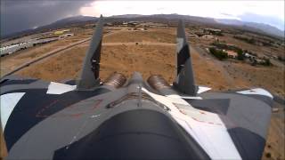 Freewing SU35 Flight 5 Rear FPV Cam [upl. by Adnolat]