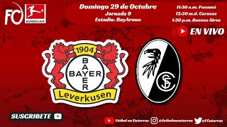 Bayer Leverkusen VS SC Freiburg  BUNDESLIGA  Jornada 9 [upl. by Htelimay]