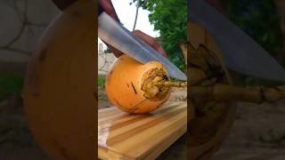 A big king coconut🌴🥥🔪😍  coconut cutting  king coconutcoconut fruit satisfying short [upl. by Fregger]