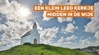 Een klein wit kerkje op een terp in Leidschenveen [upl. by Ennoira]