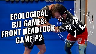 BJJ Ecological Approach Front Headlock Escape Game  Legion Jiu Jitsu Nashville Area Jiu Jitsu Gym [upl. by Lletniuq417]