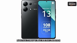 Redmi Note 13 Midnight Black 8GB RAM 256GB ROM [upl. by Kerwon213]