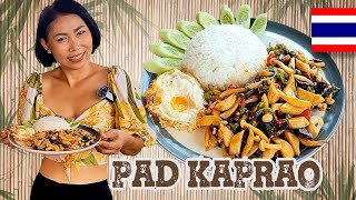 THAI PAD KAPRAO Rezept 😋🇹🇭Thailändisch kochen [upl. by Scoter]