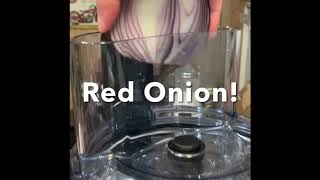 Vitamix Food Processor Review  Onion amp Mozarella Cheese [upl. by Redmond]