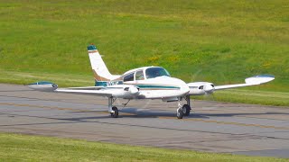 Cessna 310R takeoff Approach and Landing 4K Video [upl. by Deidre412]