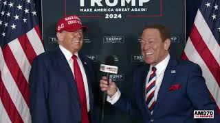 Joe Piscopo Interviews Donald Trump Backstage in Wildwood NJ 51124 [upl. by Assyral100]