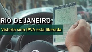 Vistoria sem IPVA está liberada [upl. by Melda]