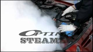 Cleaning car engine bay areaengine compartmentunder the hood  Optima Steamer [upl. by Oca]