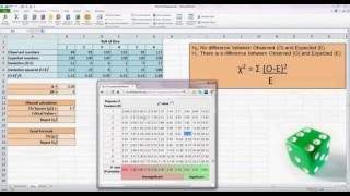 How To Perform a ChiSquare Test in Excel 2010 [upl. by Elliott308]