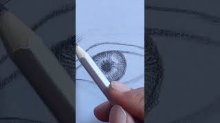 Realistic eye drawing shorts viralvideo trending shortfeed eyes subscribe art [upl. by Belldas]