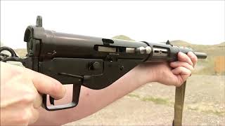 Sten Mk II Pistol Slow Motion Indianapolis Ordnance [upl. by Sternlight710]