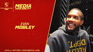 Cleveland Cavaliers Cavs Forward Evan Mobley Speaks to Media After Cavs Beat Raptors 122108 [upl. by Herzig]