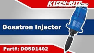 Dosatron Chemical Injector  KleenRite [upl. by Wane]