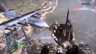 Only in Battlefield 4 AC130 Gunship taken down by C4 [upl. by Barfuss]