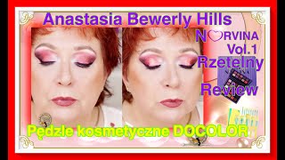 👵🏻makijaż 𝟔𝟑 🎨Anastasia Beverly Hills Norvina Vol1 ☞uczciwa recenzja ☞ Docolor pędzle kosmetyczne [upl. by Yob]