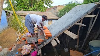 Technical Stairs Construction Outdoor Design Staircase Steps Build with Bricks Accurately [upl. by Spillihp]