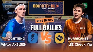 Viktor Axelsen vs Lee Cheuk Yiu  BDMNTNXL 2024 [upl. by Edelstein678]