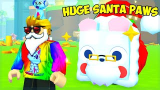 We Hatched the HUGE SANTA PAWS In Roblox Pet Simulator X [upl. by Ettevol402]